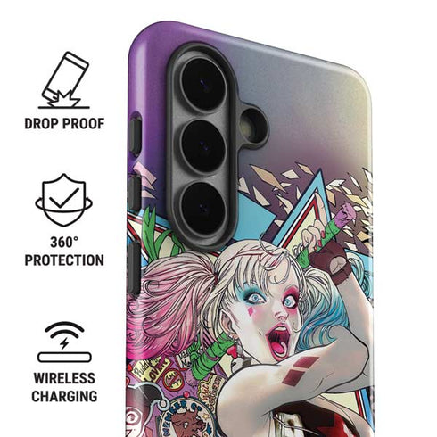 DC Comics Harley Quinn Action Pose Galaxy S26 Plus Impact Case