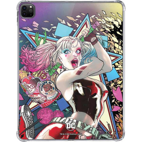 DC Comics Harley Quinn Action Pose iPad Pro 11in (2024) Clear Case