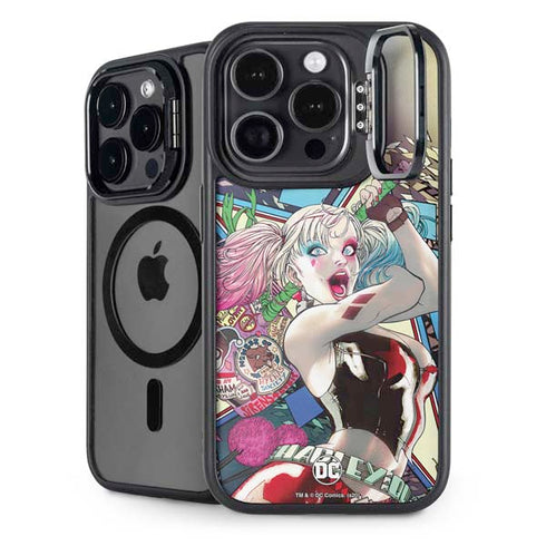 DC Comics Harley Quinn Action Pose iPhone 13 Pro Max Kickstand Case