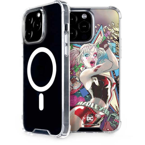 DC Comics Harley Quinn Action Pose iPhone Cases