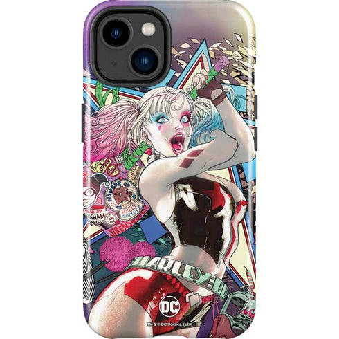 DC Comics Harley Quinn Action Pose iPhone 15 Impact Case
