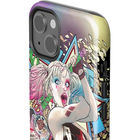 DC Comics Harley Quinn Action Pose iPhone 15 Impact Case