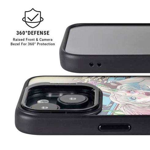 DC Comics Harley Quinn Action Pose iPhone 15 Plus Kickstand Case