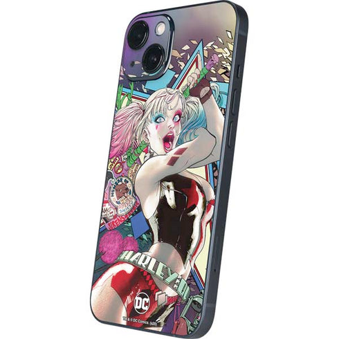 DC Comics Harley Quinn Action Pose iPhone 15 Skin