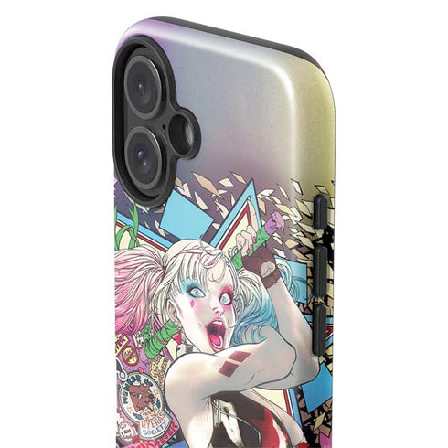 DC Comics Harley Quinn Action Pose iPhone 16 Impact Case