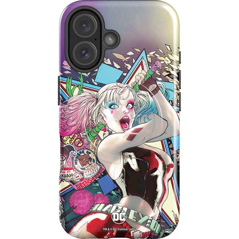 DC Comics Harley Quinn Action Pose iPhone 16 Plus Magsafe Impact Case