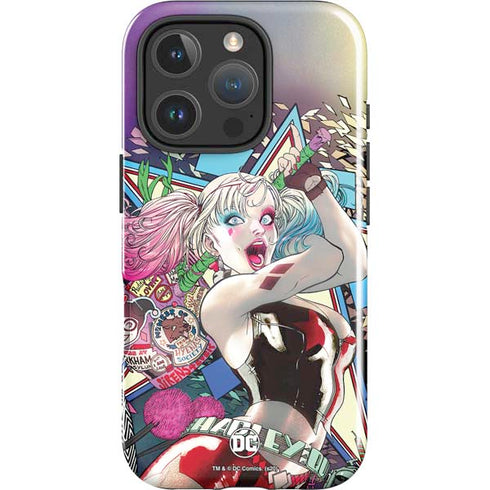 DC Comics Harley Quinn Action Pose iPhone 16 Pro Max Impact Case