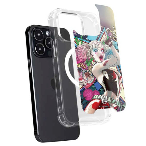 DC Comics Harley Quinn Action Pose iPhone 16 Pro Max MagSafe Case