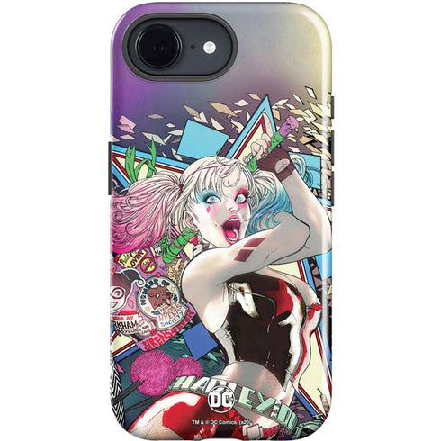 DC Comics Harley Quinn Action Pose iPhone 16e Impact Case