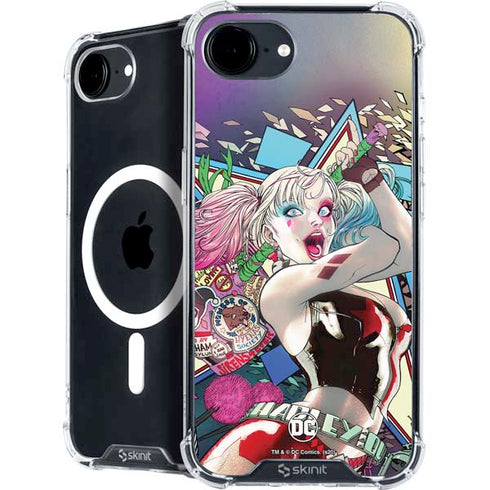 DC Comics Harley Quinn Action Pose iPhone 16e MagSafe Case
