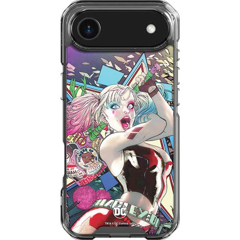 DC Comics Harley Quinn Action Pose iPhone 17 Air Clear Case