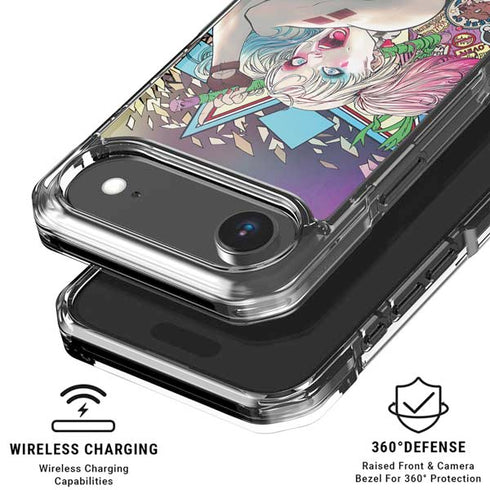 DC Comics Harley Quinn Action Pose iPhone 17 Air Clear Case
