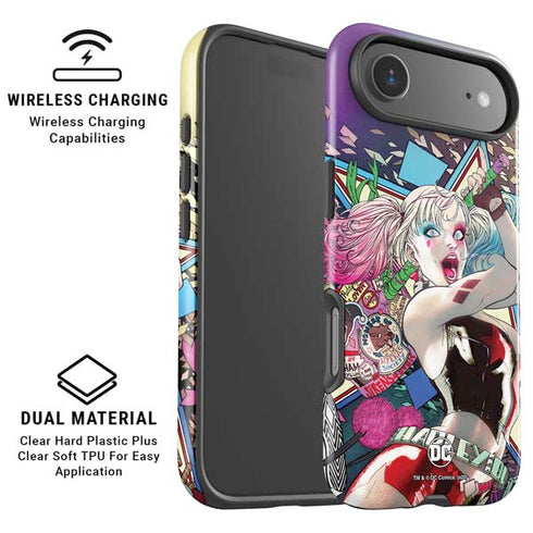 DC Comics Harley Quinn Action Pose iPhone 17 Air Magsafe Impact Case
