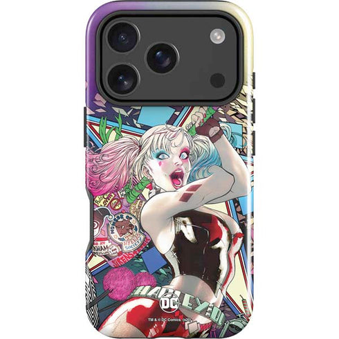 DC Comics Harley Quinn Action Pose iPhone 17 Pro Max Impact Case