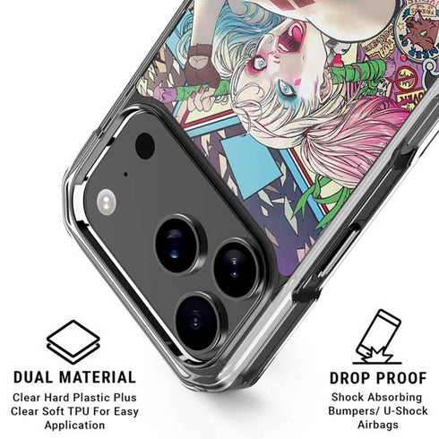 DC Comics Harley Quinn Action Pose iPhone 17 Pro Max MagSafe Case