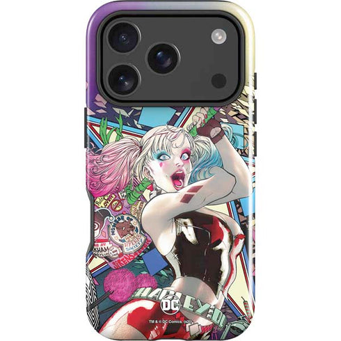 DC Comics Harley Quinn Action Pose iPhone 18 Pro Impact Case
