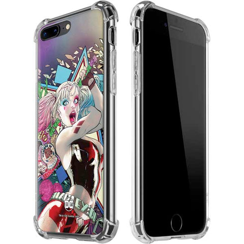 DC Comics Harley Quinn Action Pose iPhone Cases