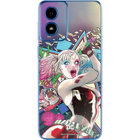 DC Comics Harley Quinn Action Pose Moto G Play 4G (2024) Skin