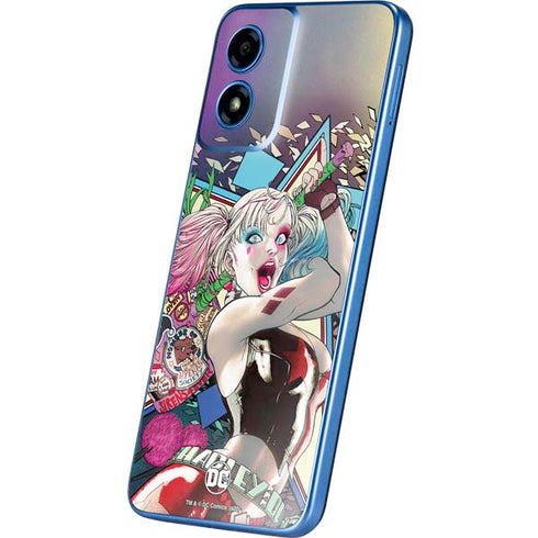 DC Comics Harley Quinn Action Pose Moto G Play 4G (2024) Skin