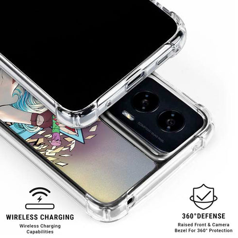 DC Comics Harley Quinn Action Pose Moto G Power 5G (2024) Clear Case