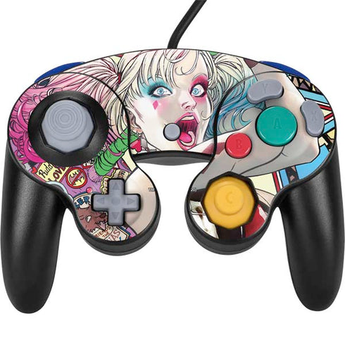 DC Comics Harley Quinn Action Pose Nintendo Skins