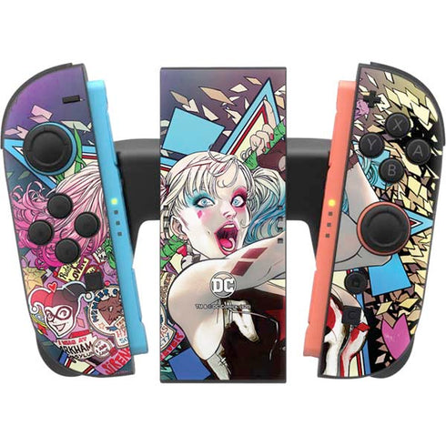 DC Comics Harley Quinn Action Pose Nintendo Switch 2 (2025) Joy-Con Controller Skin