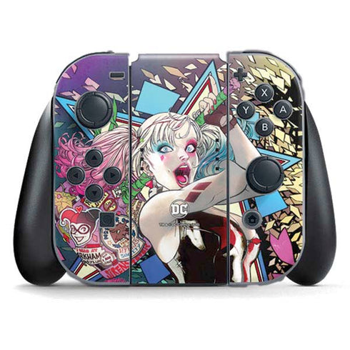 DC Comics Harley Quinn Action Pose Nintendo Skins