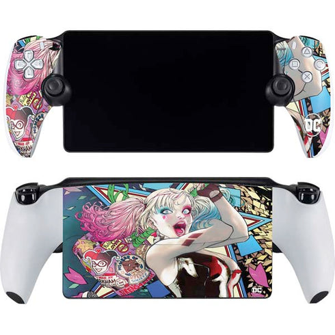 DC Comics Harley Quinn Action Pose PlayStation Portal Remote Player Skin