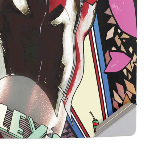 DC Comics Harley Quinn Action Pose PS5 Pro Console Skin