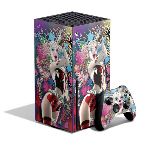 DC Comics Harley Quinn Action Pose Xbox Series X Bundle Skin