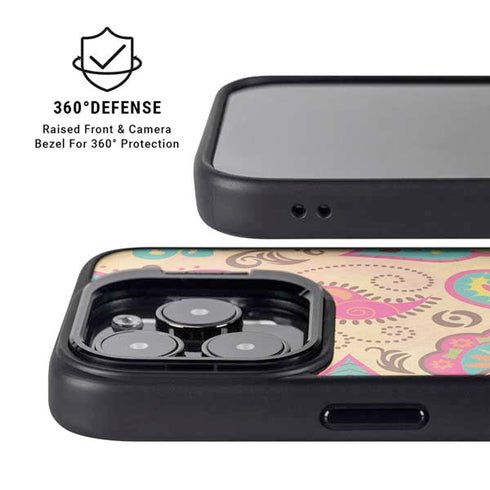 Colorful Mind iPhone 15 Pro Max Kickstand Case