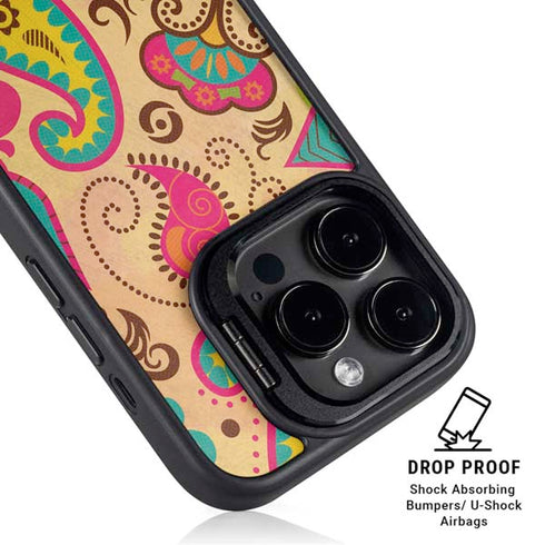 Colorful Mind iPhone 15 Pro Max Kickstand Case