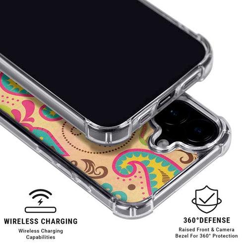 Colorful Mind iPhone 16 Plus Clear Case