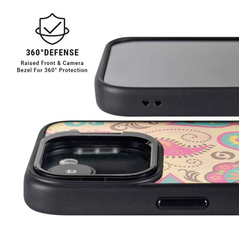 Colorful Mind iPhone 16e Kickstand Case