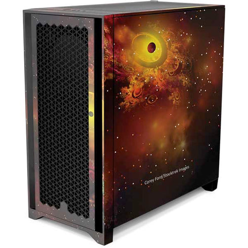 StockTrek Colorful Nebulae and Interstellar Matter Corsair 4000D Tempered Glass Mid-Tower ATX Case Skin