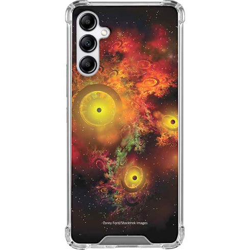 StockTrek Colorful Nebulae and Interstellar Matter Galaxy A15 5G Clear Case