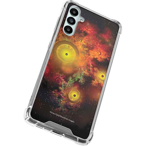 StockTrek Colorful Nebulae and Interstellar Matter Galaxy A15 5G Clear Case
