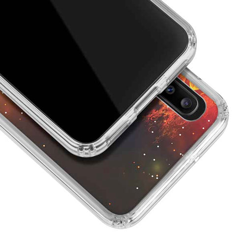 StockTrek Colorful Nebulae and Interstellar Matter Galaxy A20 Clear Case