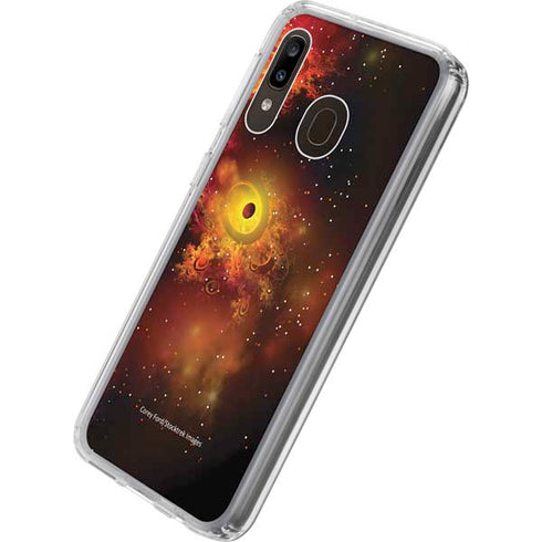 StockTrek Colorful Nebulae and Interstellar Matter Galaxy A20 Clear Case