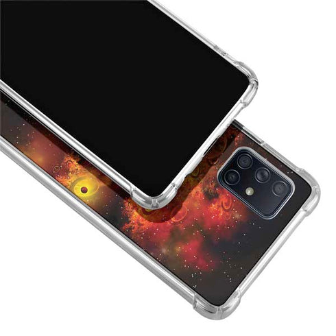 StockTrek Colorful Nebulae and Interstellar Matter Galaxy A51 5G Clear Case