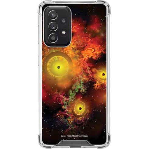 StockTrek Colorful Nebulae and Interstellar Matter Galaxy A52 5G Clear Case