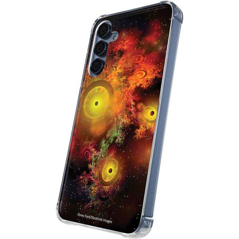 StockTrek Colorful Nebulae and Interstellar Matter Galaxy A55 5G Clear Case