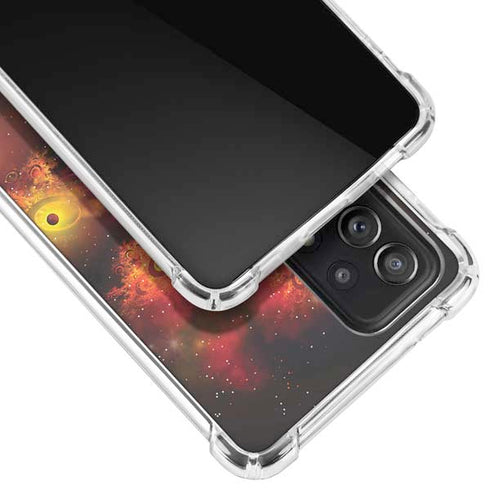 StockTrek Colorful Nebulae and Interstellar Matter Galaxy A72 5G Clear Case
