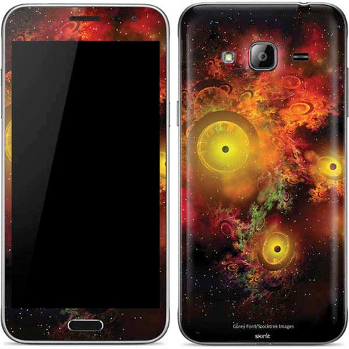 StockTrek Colorful Nebulae and Interstellar Matter Galaxy J3 Skin