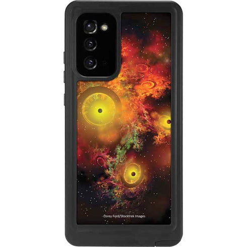 StockTrek Colorful Nebulae and Interstellar Matter Galaxy Note20 5G Waterproof Case