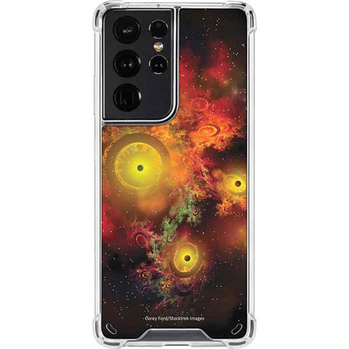 StockTrek Colorful Nebulae and Interstellar Matter Galaxy S21 Ultra 5G Clear Case