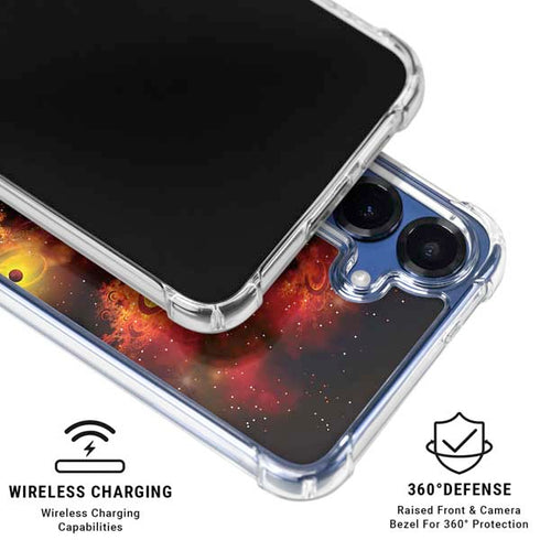 StockTrek Colorful Nebulae and Interstellar Matter Galaxy S25 Clear Case