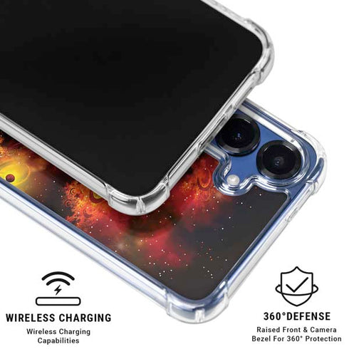 StockTrek Colorful Nebulae and Interstellar Matter Galaxy S25 Plus Clear Case