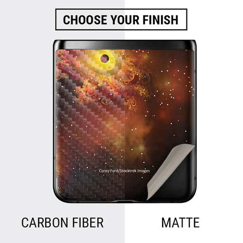 StockTrek Colorful Nebulae and Interstellar Matter Galaxy Z Flip Skin