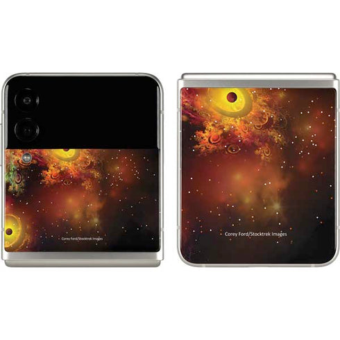 StockTrek Colorful Nebulae and Interstellar Matter Galaxy Z Flip3 5G Skin